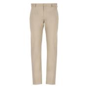 PT Torino Beige Bomullsskuren Byxor Beige, Herr