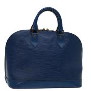 Louis Vuitton Vintage Pre-owned Laeder handvskor Blue, Dam