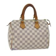 Louis Vuitton Vintage Pre-owned Canvas handvskor White, Dam