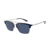 Emporio Armani Blå Ram Mörkblå Lins Solglasögon Blue, Unisex