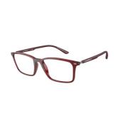 Emporio Armani Röd Ram Glasögon Red, Unisex