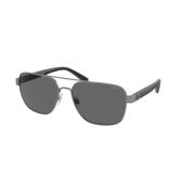 Polo Ralph Lauren Stiliga solglasögon i grått med mörka linser Gray, U...
