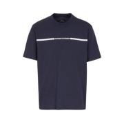 Armani Exchange Normal passform T-shirt Blue, Herr