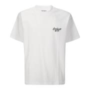 Carhartt Wip Vit Logo Print T-Shirt White, Herr