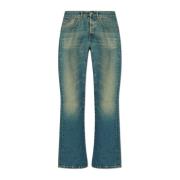 MM6 Maison Margiela Denim Flares Blue, Dam