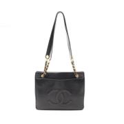 Chanel Vintage Pre-owned Laeder chanel-vskor Black, Dam