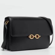 Yves Saint Laurent Vintage Pre-owned Laeder axelremsvskor Black, Dam