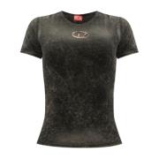 Diesel T-shirt 'T-Uncuties-P1' Gray, Dam