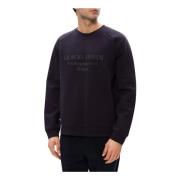Giorgio Armani Sweatshirt med logotyp Gray, Herr