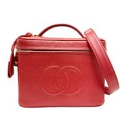 Chanel Vintage Pre-owned Laeder chanel-vskor Red, Dam