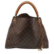 Louis Vuitton Vintage Pre-owned Laeder handvskor Brown, Dam