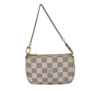 Louis Vuitton Vintage Pre-owned Canvas kuvertvskor Beige, Dam