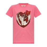 Vivienne Westwood Tryckt T-shirt Pink, Dam