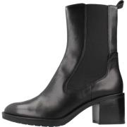 Geox Klassiska Chelsea Boots för kvinnor Black, Dam