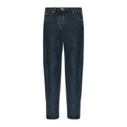 Salvatore Ferragamo Högmidjade jeans Blue, Dam