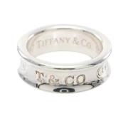 Tiffany & Co. Pre-owned Pre-owned Silver ringar Gray, Dam
