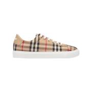 Burberry Bomull sneakers Beige, Dam