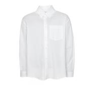 Drykorn Kortärmad skjorta med Kentkrage White, Herr
