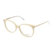 Saint Laurent Fashion Glasögon Beige, Dam