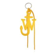 JW Anderson Nyckelring med logotyp Yellow, Unisex