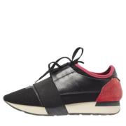 Balenciaga Vintage Pre-owned Laeder sneakers Black, Dam