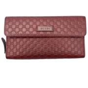 Gucci Vintage Pre-owned Laeder plnbcker Red, Dam