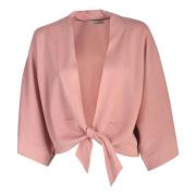 March23 Elegant Kimono för mångsidig stil Pink, Dam
