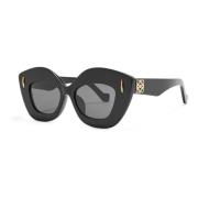 Loewe Cat-eye solglasögon i svart acetat Black, Dam
