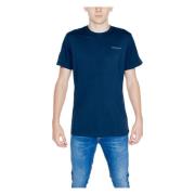 Tommy Jeans Linear Herr T-shirt Höst/Vinter Kollektion Blue, Herr