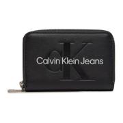 Calvin Klein Jeans Liten Plånbok Höst/Vinter Kollektion Black, Dam