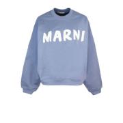 Marni Organisk Bomull Jerseytröja Blue, Dam