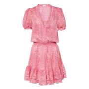 Poupette St. Barth Pink Sea Water Mini Dress Bibi V Pink, Dam