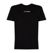 Les Hommes Klassisk Rund Hals T-shirt Black, Herr