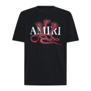 Amiri Orm Tee Svart Polos Black, Herr