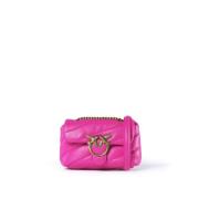 Pinko Baby Love Bag Puff med Quilting Pink, Dam