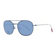 Tommy Hilfiger Blå Aviator Solglasögon med UV-skydd Blue, Unisex