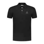 Iceberg Svart Triangel Polo Skjorta Black, Herr