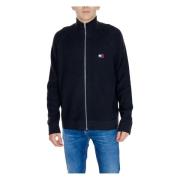 Tommy Jeans Ziptru Cardigan Höst/Vinter Kollektion Bomull Black, Herr