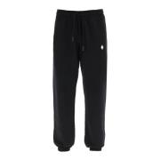 Marcelo Burlon Kors Logo Sweatpants Black, Herr