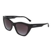 Emporio Armani Cat Eye Solglasögon EA 4176 Black, Dam