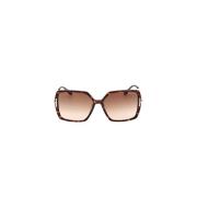 Tom Ford Joanna Acetat Solglasögon för Kvinnor Brown, Dam