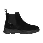 Tommy Hilfiger Svart Hybrid Chelsea Ankelboots Black, Herr