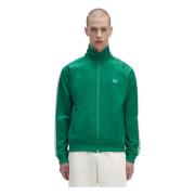 Fred Perry Kontrastband Tracktop Jacka Green, Herr