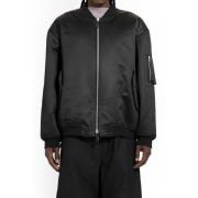 Jil Sander Svart Blouson 53 Bomullsatin Jacka Black, Herr