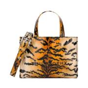 Philosophy di Lorenzo Serafini Tiger Mini Väska - Unik Stil Multicolor...