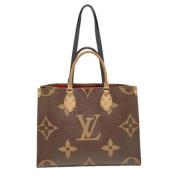 Louis Vuitton Vintage Pre-owned Laeder totevskor Brown, Dam