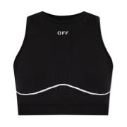 Off White Topp med logotyp Black, Dam