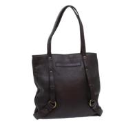 Burberry Vintage Pre-owned Laeder totevskor Brown, Dam