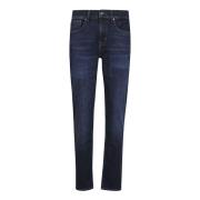 7 For All Mankind Blå Jeans Höst Vinter Kollektion Blue, Herr