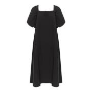 Gestuz Off Shoulder Klänning med Puffärmar Black, Dam